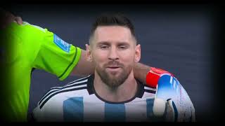 MESSI CANTANDO el himno argentino. FINAL MUNDIAL QATAR 2022. Argentina - Francia