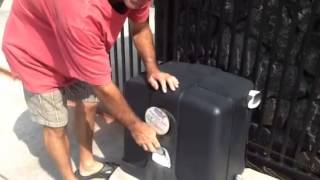 Gate manual open