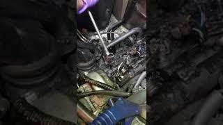 Mercedes v6 injector removing