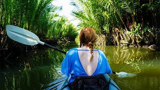 kayaking The Green Cathedral! | Kampot Cambodia