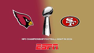 NFC championship football night was 2024