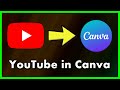 How to Insert a YouTube video in Canva | Canva Tutorial | 2024