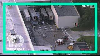 Brooksville Walmart back open to shoppers after tractor-trailer fire behind store