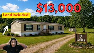 5 Hidden Cheap Mobile Homes With Land On Zillow Under $40k! No Lot Rent!