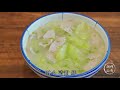 various melons are on the market boiled with chaoshan pork rolls