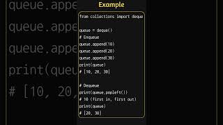 Queue in Python (FIFO) #python
