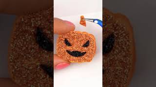 DIY Mini 8 Halloween pumpkin bag For Barbie 😲🎃🛍️ | MINIATURE IDEAS FOR DOLLHOUSE | #Shorts