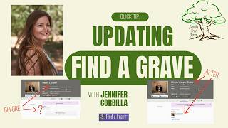 Quick Tip - Updating a Find A Grave Profile