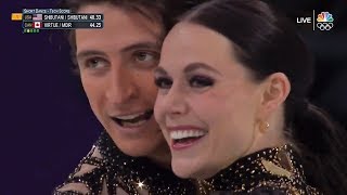 Virtue/Moir 2018 Olympics SD 'Latin Rock Medley' (NBC)