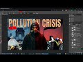 photopea tutorial design stunning thumbnails for india’s pollution crisis