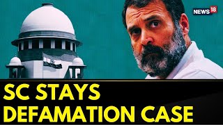 Big Relief for Rahul Gandhi as SC Stays Defamation Case Proceedings | Defamation Case | Congress