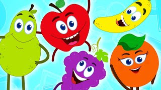 Fruits Finger Family Song + More Nursery Rhymes & Kids Songs - HooplaKidz