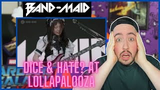 BAND-MAID - Dice&Hate? ( Live Lollapalooza 2023 ) / Reaction