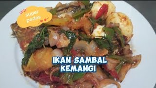 ikan sambal kemangi#pecinta pedas #fish with basil#spicy fish#asianfood @atinnoviana79