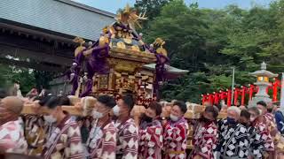 住吉神社例大祭の3年ぶりの神輿渡御の様子をちょっとだけ（2022年）