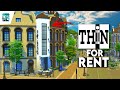 I Made THIN 2 Tiles Apartments Complex in Sims 4 FOR RENT preparation speed build!! |NO CC| Sims 4