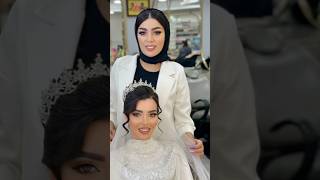 ازدواج مجازی اونم اینجوری🤯#شنیون_مو #عروس #wedding #weddinghairstyles #سالنزیبایی_تهران #گریم_عروس