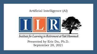 Artificial Intelligence - Eric Du - September 28