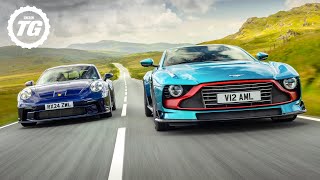 Manual Gearboxes Are Back! Aston Martin Valour vs Porsche 911 S/T | Top Gear | BBC Studios