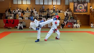 第19回愛知県大会 組手 成年部 男子Ⅰ部 -70kg級（巴戦）19th Aichi Championship Sparring Senior Male -70kg Triangular match