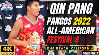 QIN PANG (Hillside, NJ) CLASS of 2024 at the Pangos All-American Fest 4 in Long Beach, CA 🏀💯🚀