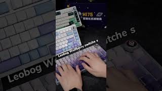 Epomaker x Leobog Hi75 Typing compare!#epomaker#leobog #asmr #typing #typingasmr keyboardasmr