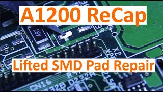 Amiga 1200 Recap Capacitor Replacement - Damage found!