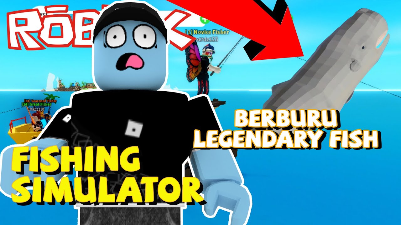 BERBURU LEGENDARY FISH DI ROBLOX FISHING SIMULATOR - YouTube