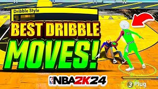 BEST DRIBBLE MOVES in NBA 2K24 - FASTEST DRIBBLE MOVES FOR EACH BUILD - BEST MOVES TO BREAK ANKLES!