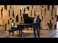 Time Pieces Op. 43 - Robert Muczynski [arr. Alto Saxophone] (LIVE)