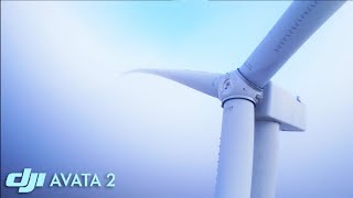 Avata 2 Flight // Ice cold at wind farm // 4K