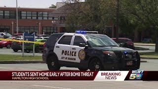 Hamilton high schoolers dismissed early on first day of school after bomb threat