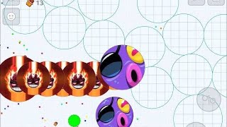 DESTROYING EVERYONE 100%! (AGAR.IO MOBILE)