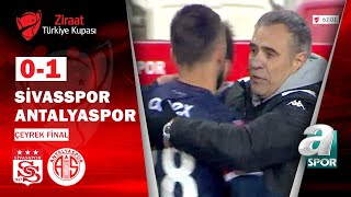 Sivasspor 0-1 Antalyaspor MAÇ ÖZETİ (Ziraat Türkiye Kupası Çeyrek Final Maçı) / 11.02.2021
