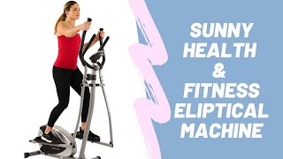 Sunny Health & Fitness Elliptical Machine | $100k Bonuses in Description