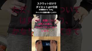 スクワットだけで30日後に-10キロを目指す!  / Just a squat – aim to lose 10 kilos！start frome 92.15kg #day17  #Shorts