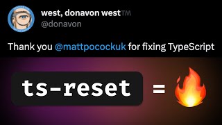 Does ts-reset fix TypeScript?