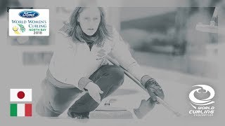 Japan v Italy - Round-robin - Ford World Women's Curling Championships 2018