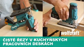 Listy pro přímočaré pily na kuchyňské desky: čisté řezy na obou stranách materiálu | wolfcraft