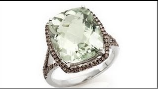 Rarities 7.73ct Gem and Champagne Diamond Ring