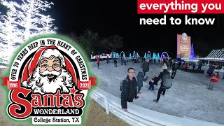 A Wonderful Texas Christmas Experience @ Santa's Wonderland | They have SNOW⛄️ | College Station, TX