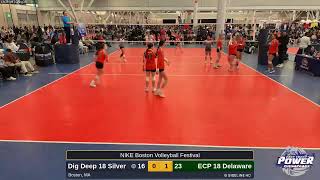 ECP 18 Delaware vs. Dig Deep 18 Silver (2025.02.21)