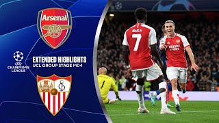 Arsenal vs. Sevilla: Extended Highlights | UCL Group Stage MD 4 | CBS Sports Golazo