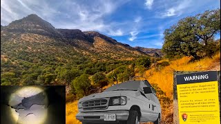 Van Life | Exploring a Scary Cave on the Mexican Border | Coronado National Memorial