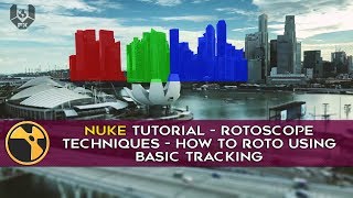 Nuke tutorial - Rotoscope Techniques - How to ROTO using Basic Tracking