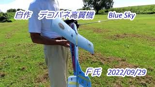 自作　デコパネ高翼機　　　　Ｆ氏　　2022.09.29