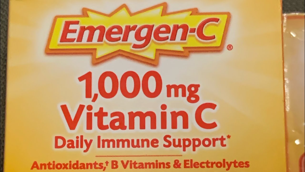 Review: Emergen-C 1000mg Vitamin C - YouTube