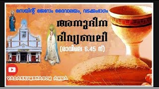 Holymass Vadakkumbhagom  24.12.2024   The mass is the moment when heaven and earth is united