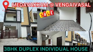 IDNO📍296 NEW 3BHK DUPLEX INDIVIDUAL HOUSE SALE VENGAIVASAL 500 METERS MAINROAD PRIME LOCATION#homes