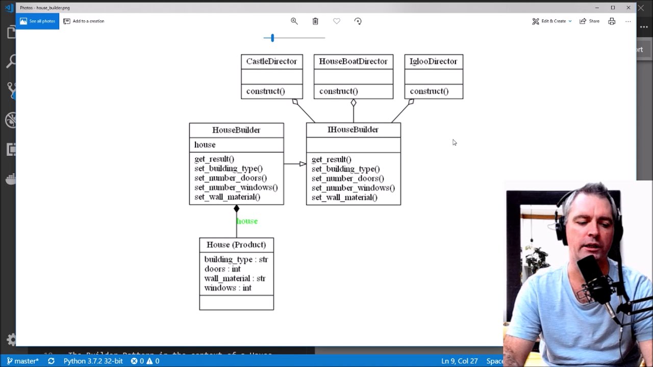 Builder Design Pattern In Python - YouTube